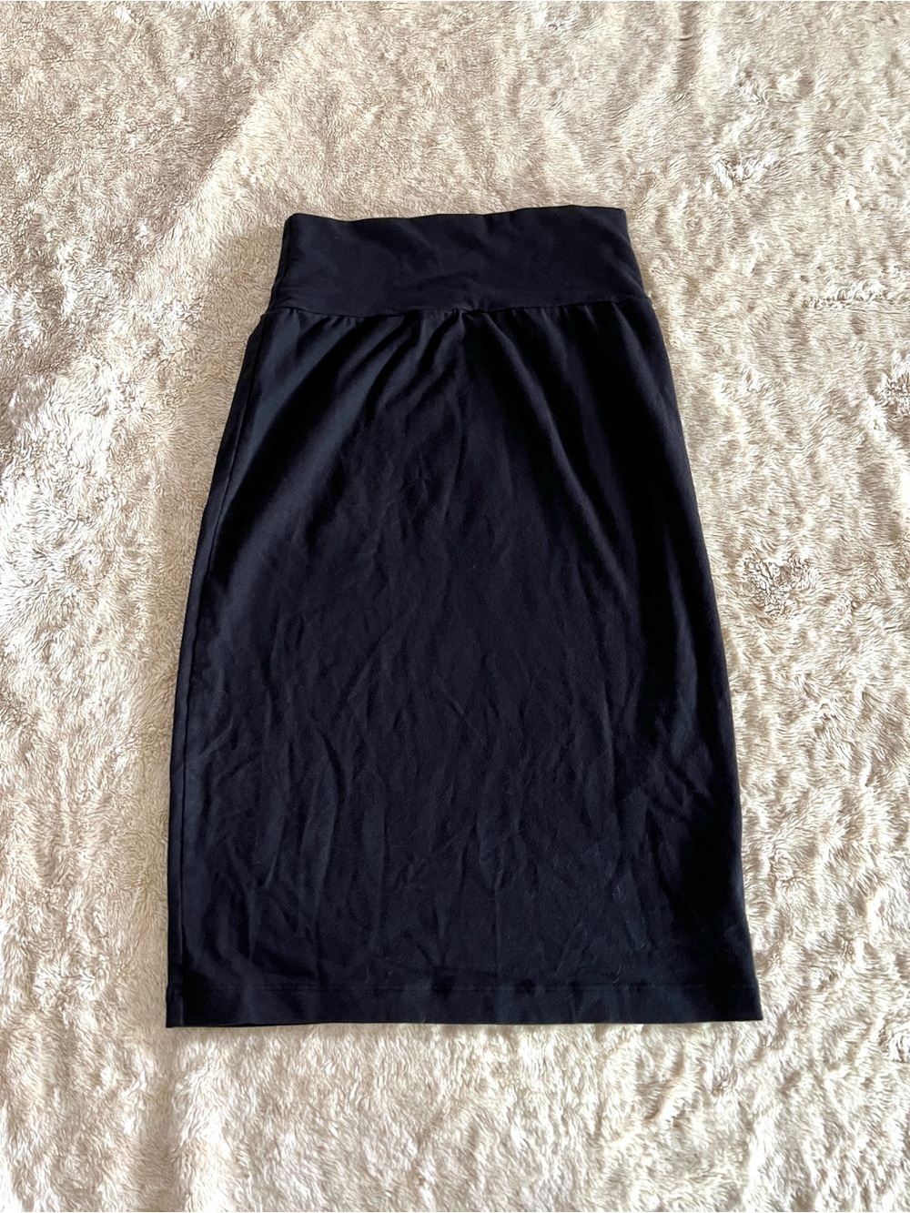 VELVET by Graham & Spencer Woman's Black Midi Length Pencil Skirt Size S